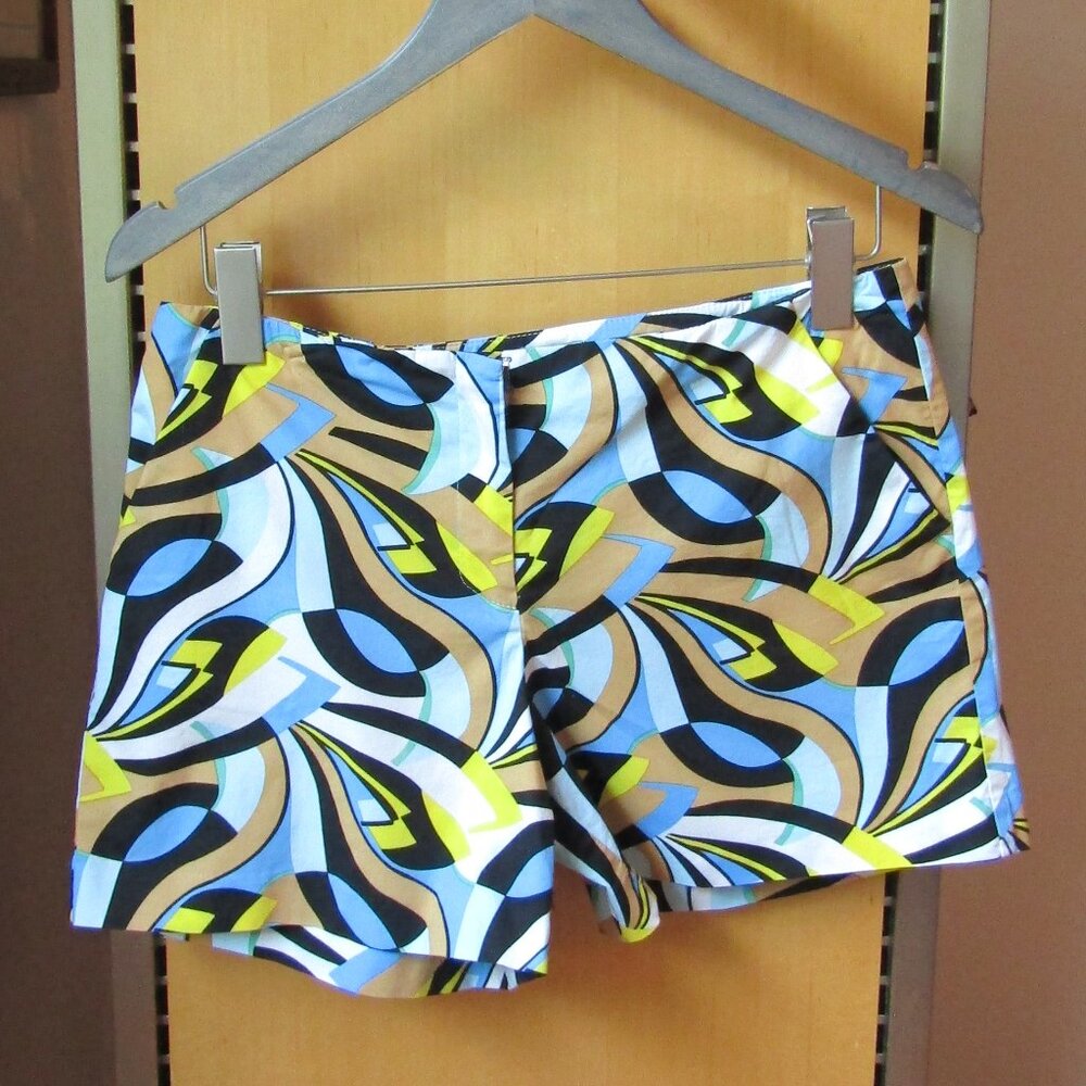 Boston Proper Geometric Print Shorts